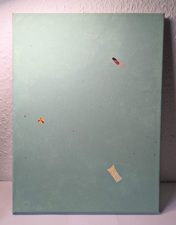 Original Acrylgemälde "Pool"