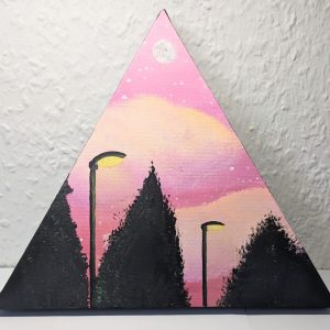 Original Acrylbild "Spaziergang"