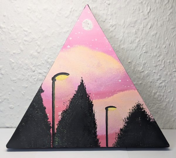 Original Acrylbild "Spaziergang"