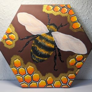 Original Acrylbild "Biene"