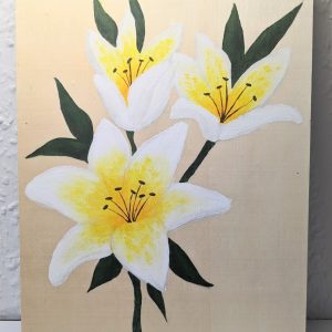 Original Acrylgemälde "Lilien"