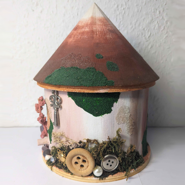 Deko "Häuschen, rosa" - Image 2