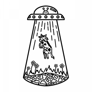 Textilien Motiv "Ufo"